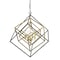 Z-Lite Euclid 4 Light Chandelier, Olde Brass + Bronze 457-4OBR-BRZ - alternate 5